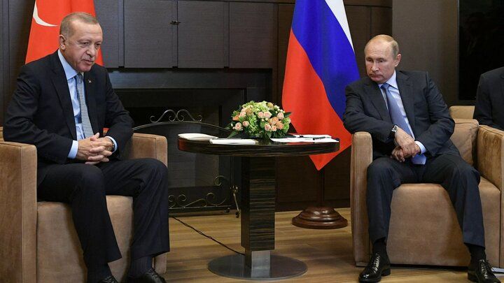 پوتین با اردوغان دیدار می‌کند