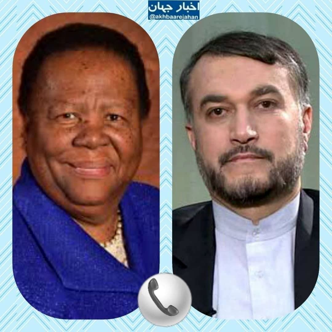 گفت‌وگوی امیرعبداللهیان و وزیر روابط خارجی آفریقای جنوبی