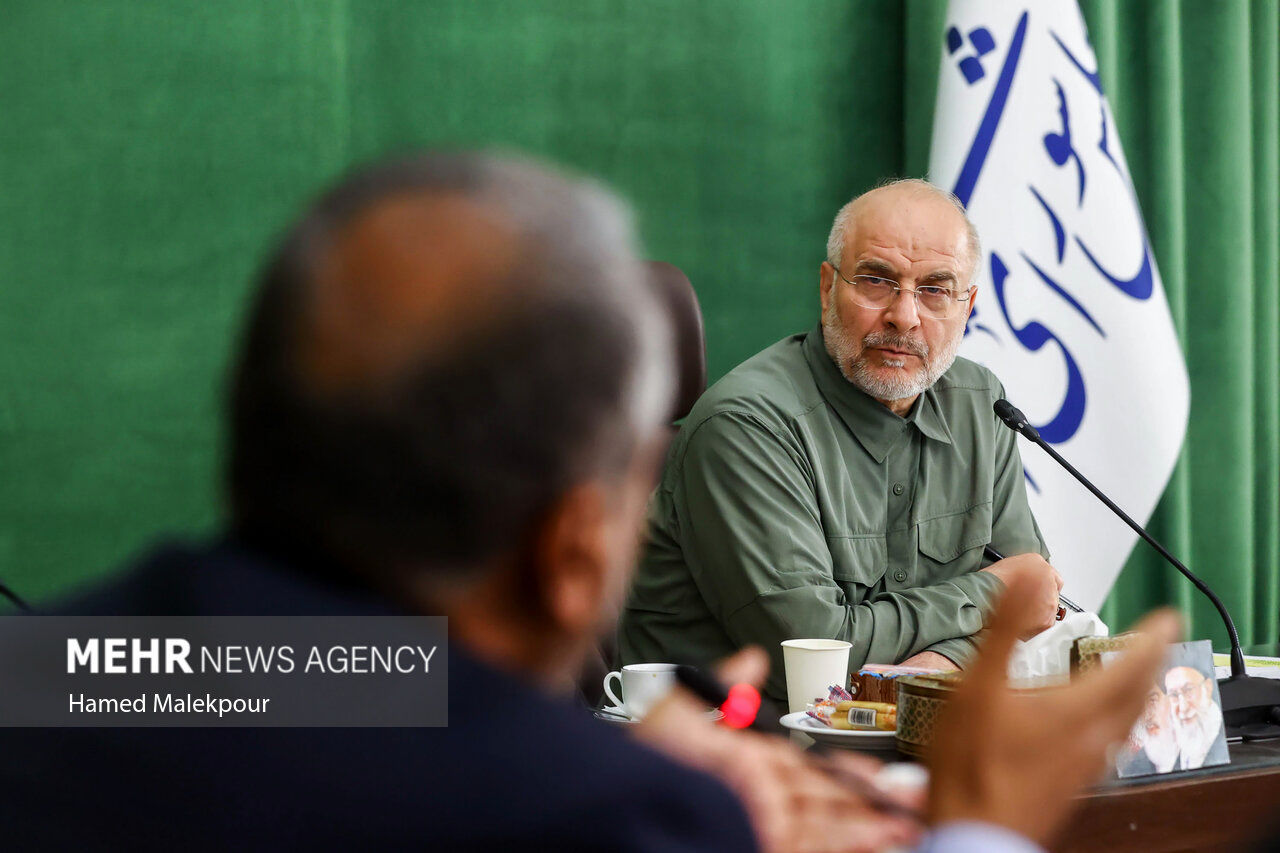 تصاویر: جلسه شورای هماهنگی مجلس با حضور قالیباف