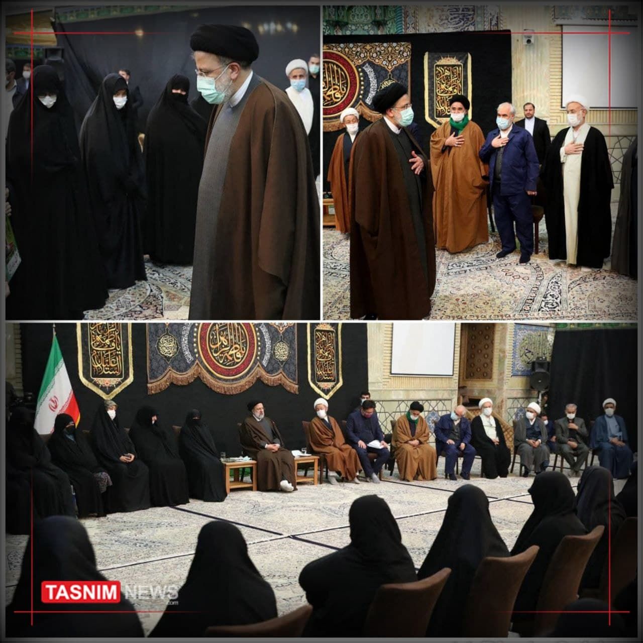 دیدار رئیسی با خانواده شهدای دفاع مقدس +عکس