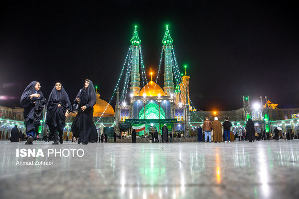 تصاویر: شهر قم در آستانه نیمه شعبان