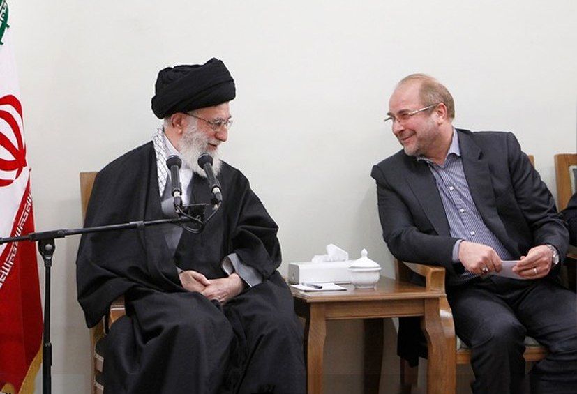 دیدار نوروزی قالیباف و هیئت رئیسه مجلس با رهبر انقلاب