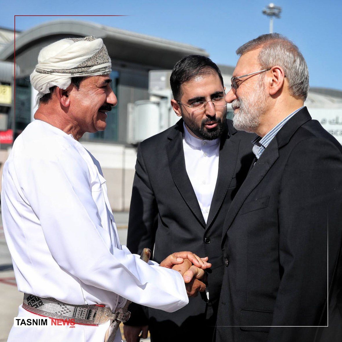 ارتشبد النعمانی از لاریجانی استقبال کرد