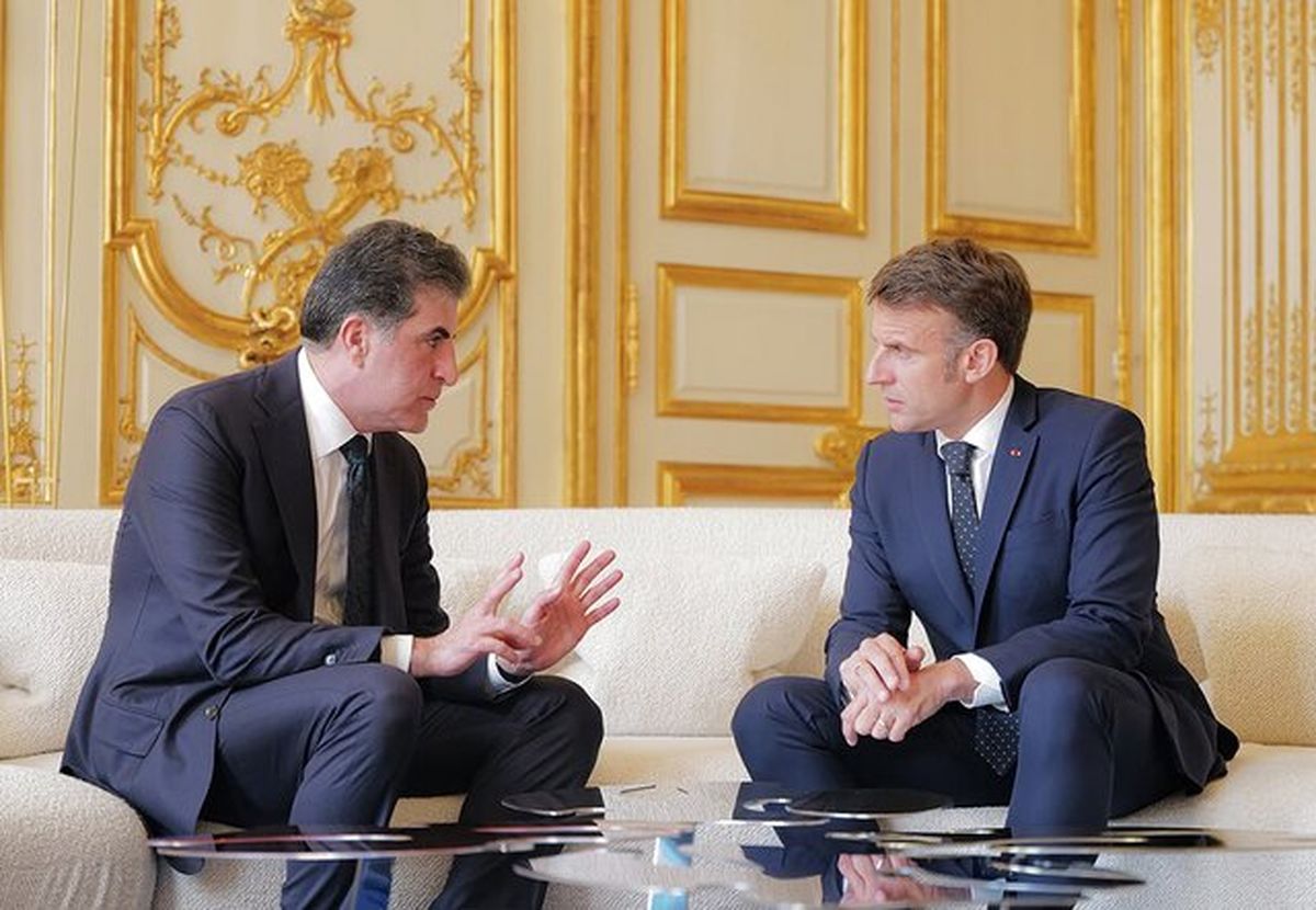 رایزنی ماکرون و بارزانی درباره اوضاع منطقه