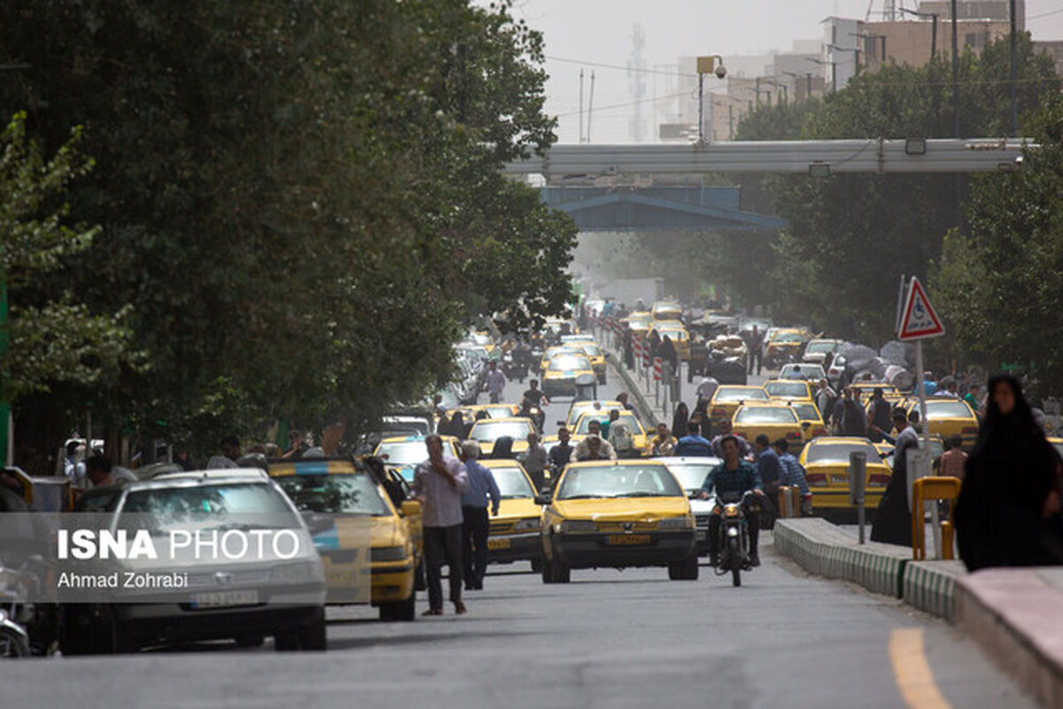 افزایش نسبی دما در تهران