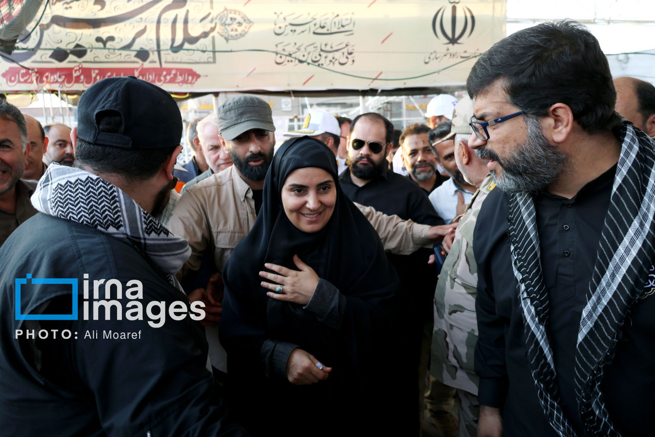 تصاویر: بازدید وزیر راه از پایانه مرزی چذابه