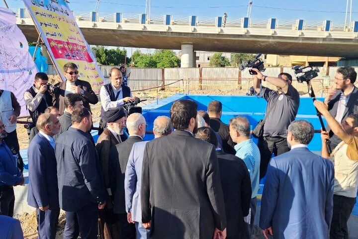 رئیس جمهور از پروژه فاضلاب اهواز و کارون بازدید کرد
