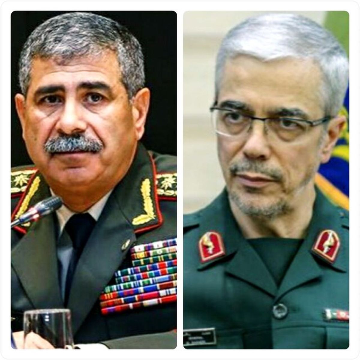 رایزنی تلفنی سرلشکر باقری و وزیر دفاع آذربایجان