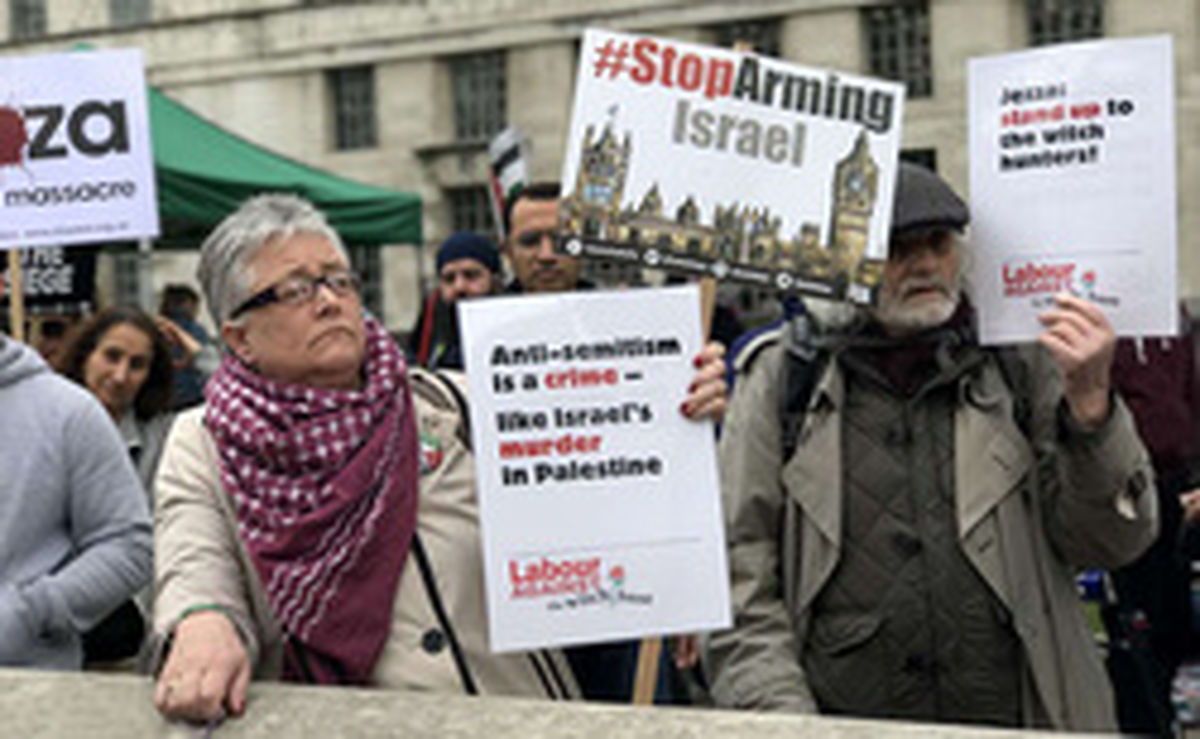 تصاویر: تجمع معترضان به جنایات اسرائیل در لندن