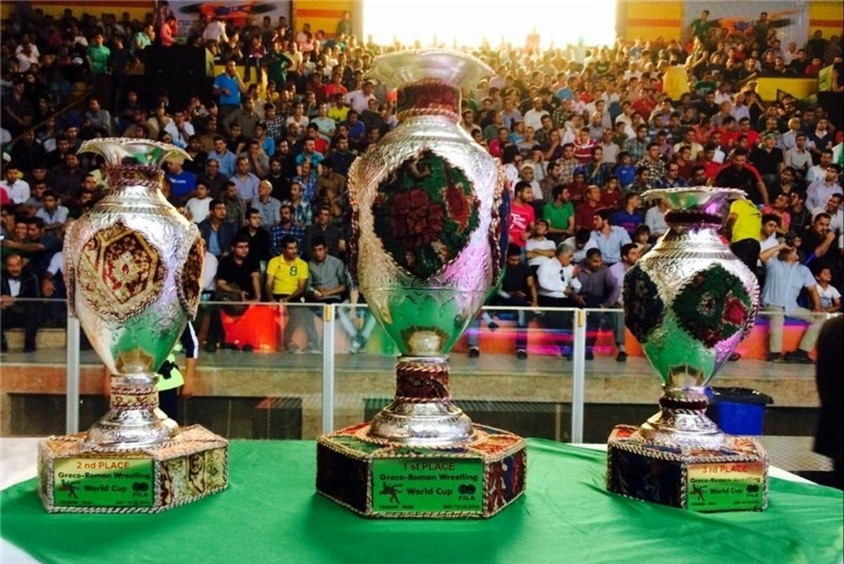 کاپ زیبای جام جهانی کشتی/عکس