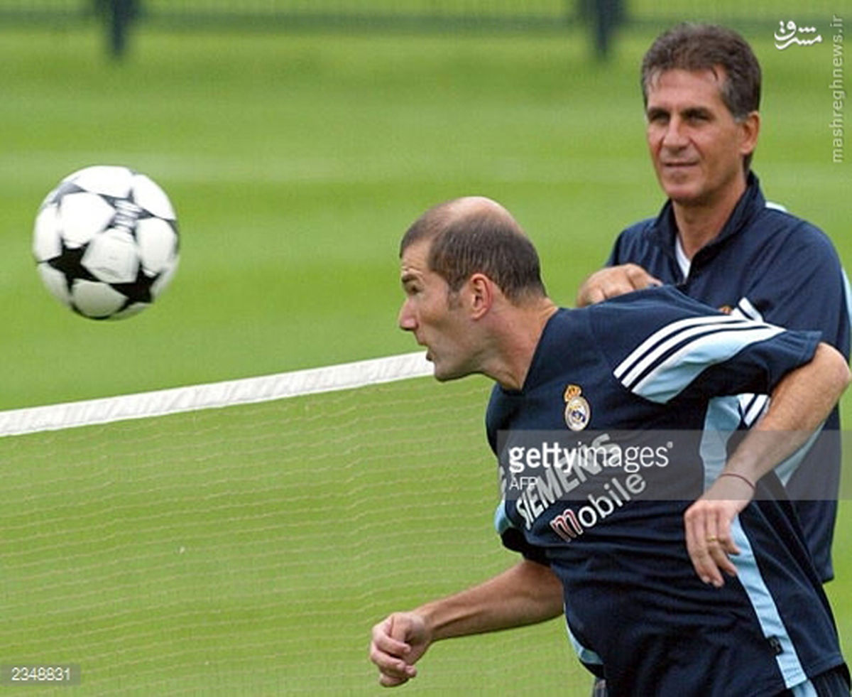 عکس: زمانی که سرمربی رئال شاگرد کی‌روش بود