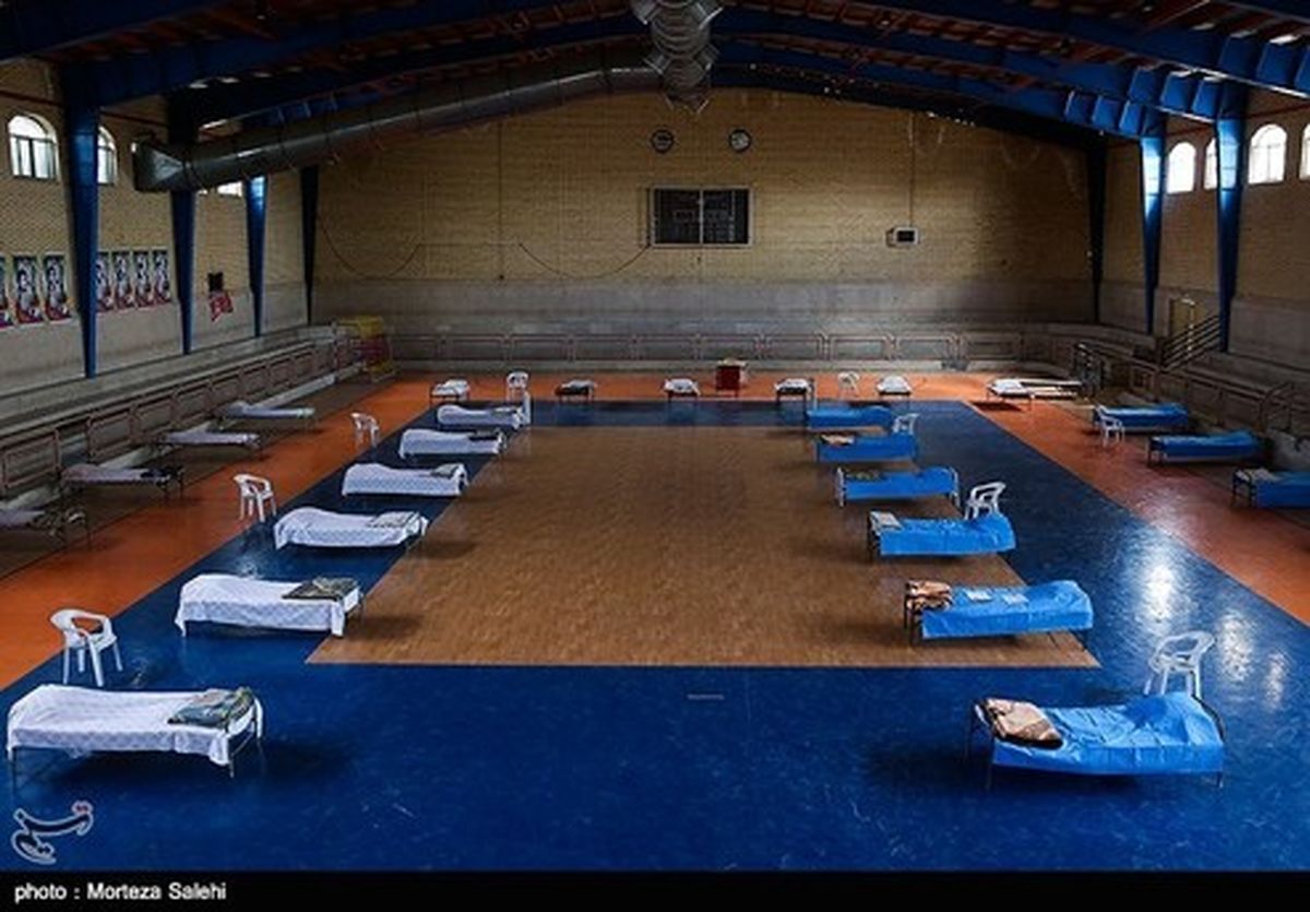 تصاویر: آماده سازی نقاحتگاه بیماران کرونا در مبارکه اصفهان