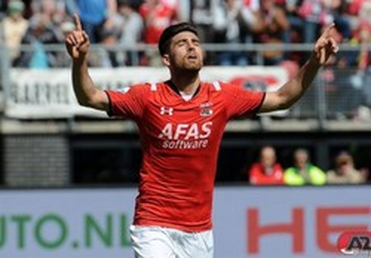 جهانبخش بازیکن سال آلکمار هلند شد +عکس