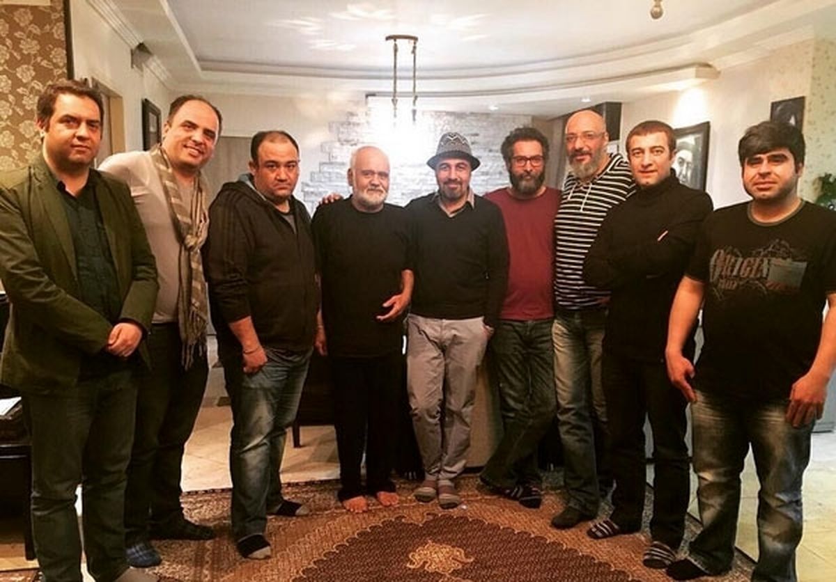 تسلیت بازیگران طنز به اکبر عبدی +عکس