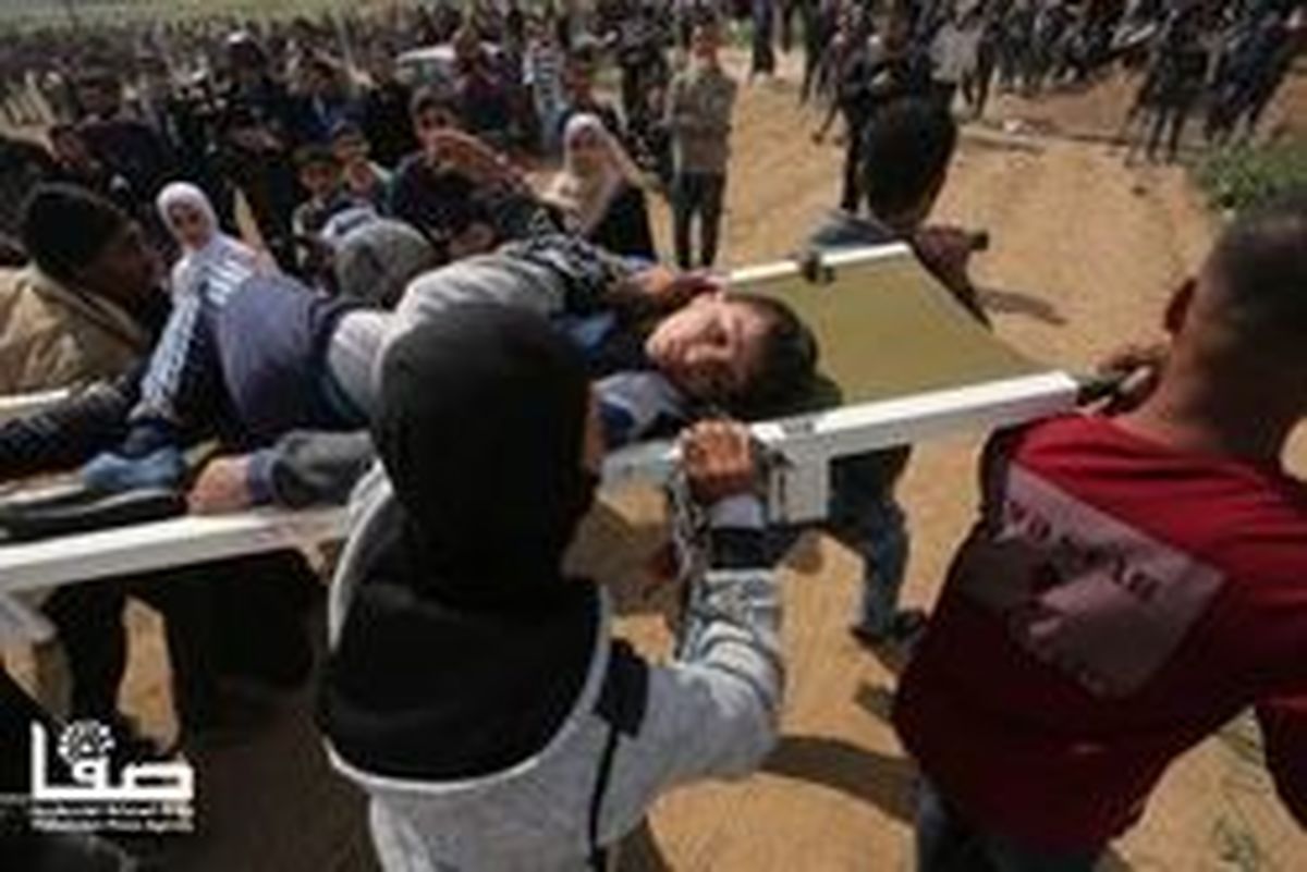 پیکر شهدای جمعه خونین نوار غزه تشییع شد