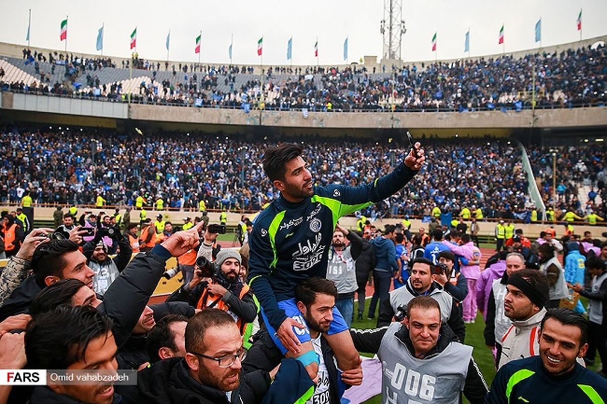 عکس: سلفی فرشید اسماعیلی در آزادی