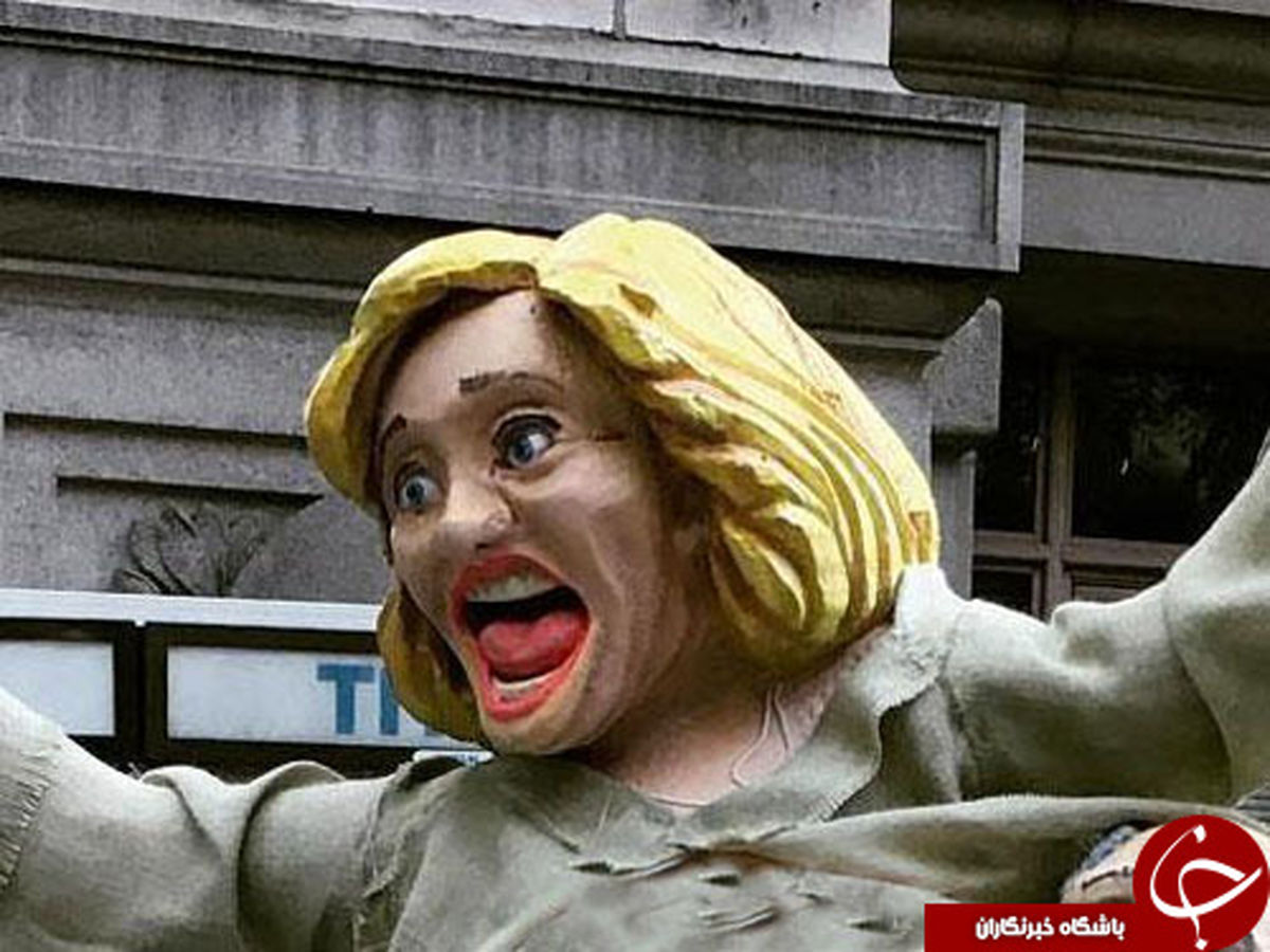 مجسمه نامتعارف کلینتون دردسرآفرین شد +تصاویر