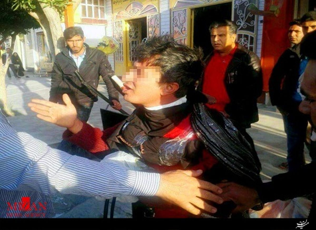 قاتل فراری در لباس زنانه دستگیر شد +عکس