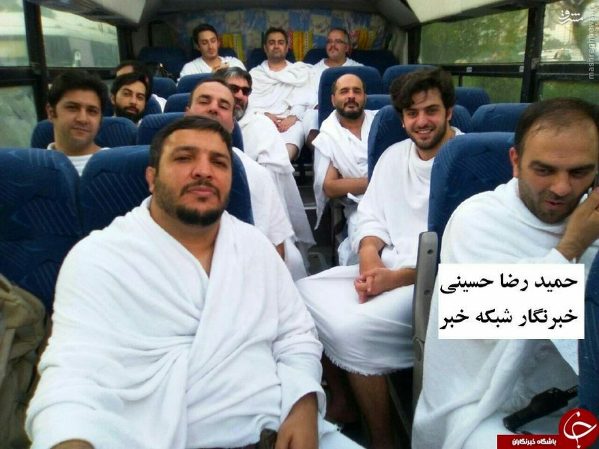 سلفی خبرنگاران صدا و سیما قبل ازفاجعه منا /عکس