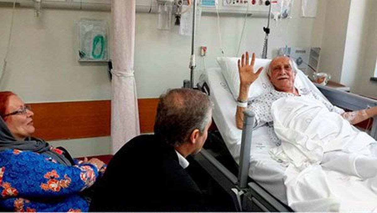 بازیگر سینما در بیمارستان بستری شد! +عکس
