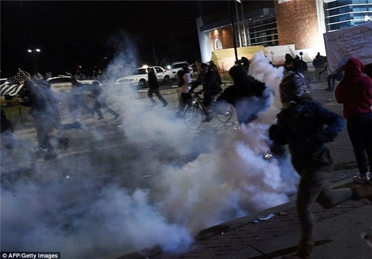 استقرار گاردملی آمریکا در فرگوسن/تصاویر