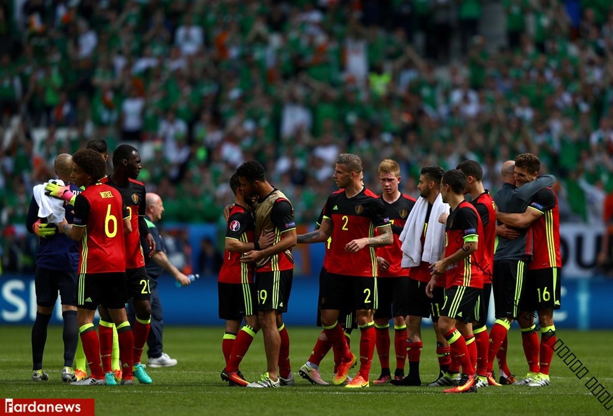 فریاد بلژیک بر سر ایرلند+ تصاویر، جدول و آمار