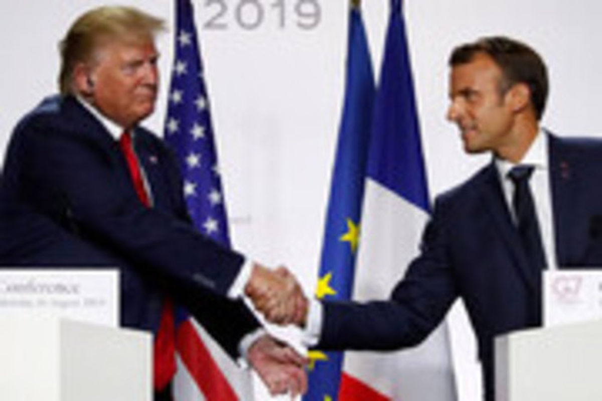 دست دادنها غیر متعارف سران G7 +فیلم