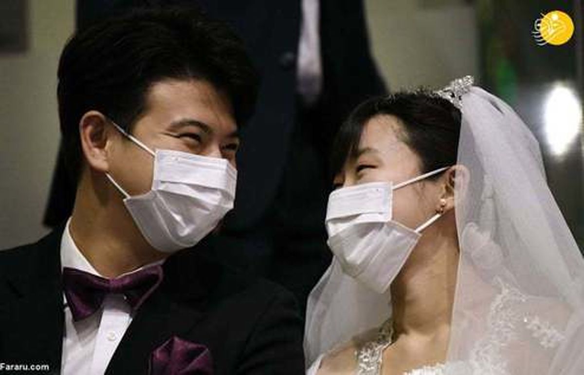 تصاویر: ازدواج دسته‌جمعی در سایه ویروس کرونا