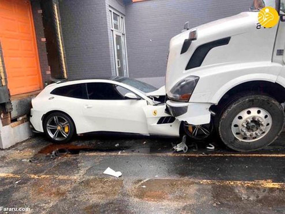 راننده عصبانی با کامیون، فراری رئیسش را له کرد! +تصاویر