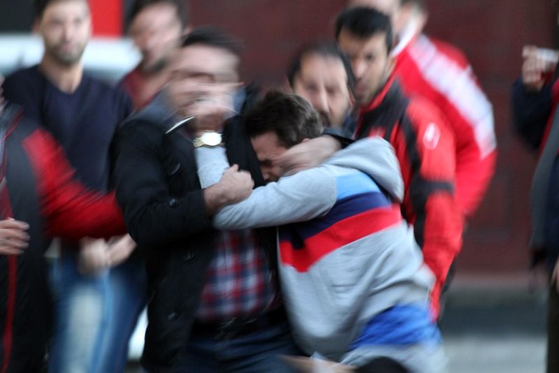 درگیری‌ در تمرین‌ پرسپولیس/تصاویر
