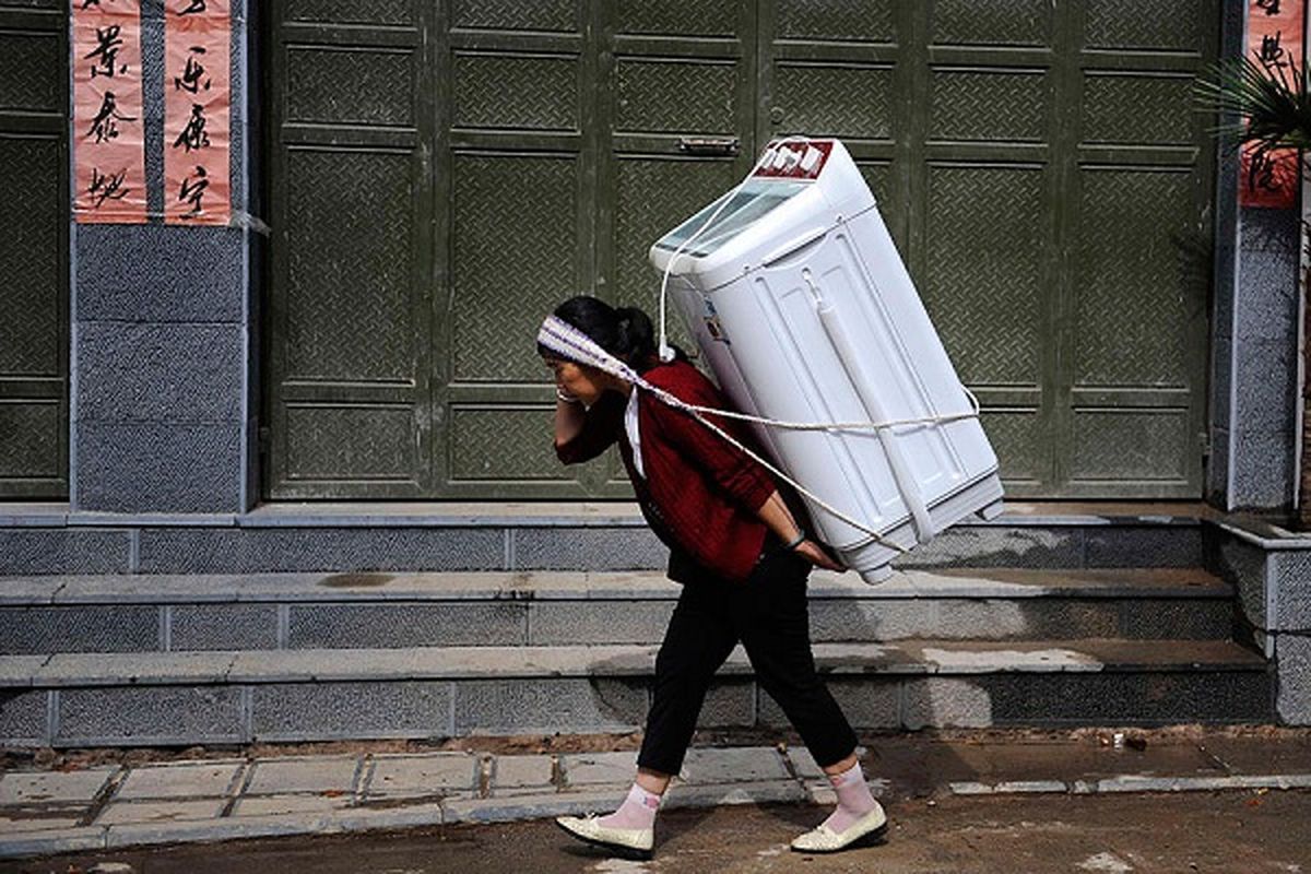 اسباب کشی یکنفره/عکس