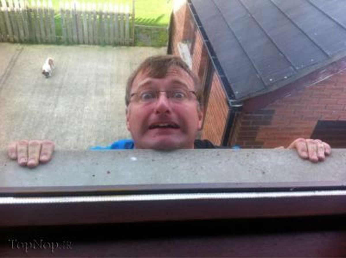 عکس/ در حال افتادن