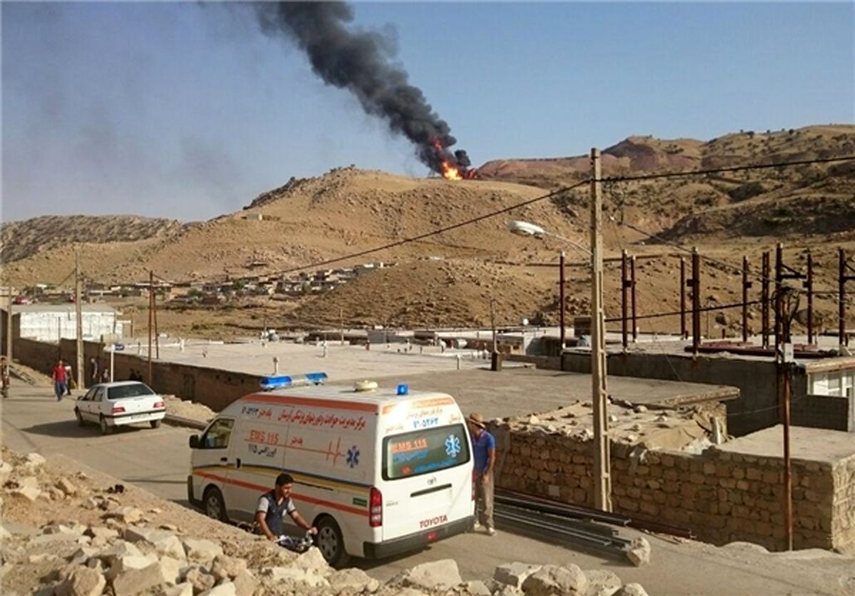 آخرین اخبار از آتش سوزی خط لوله پلی‎اتیلن غرب +تصاویر