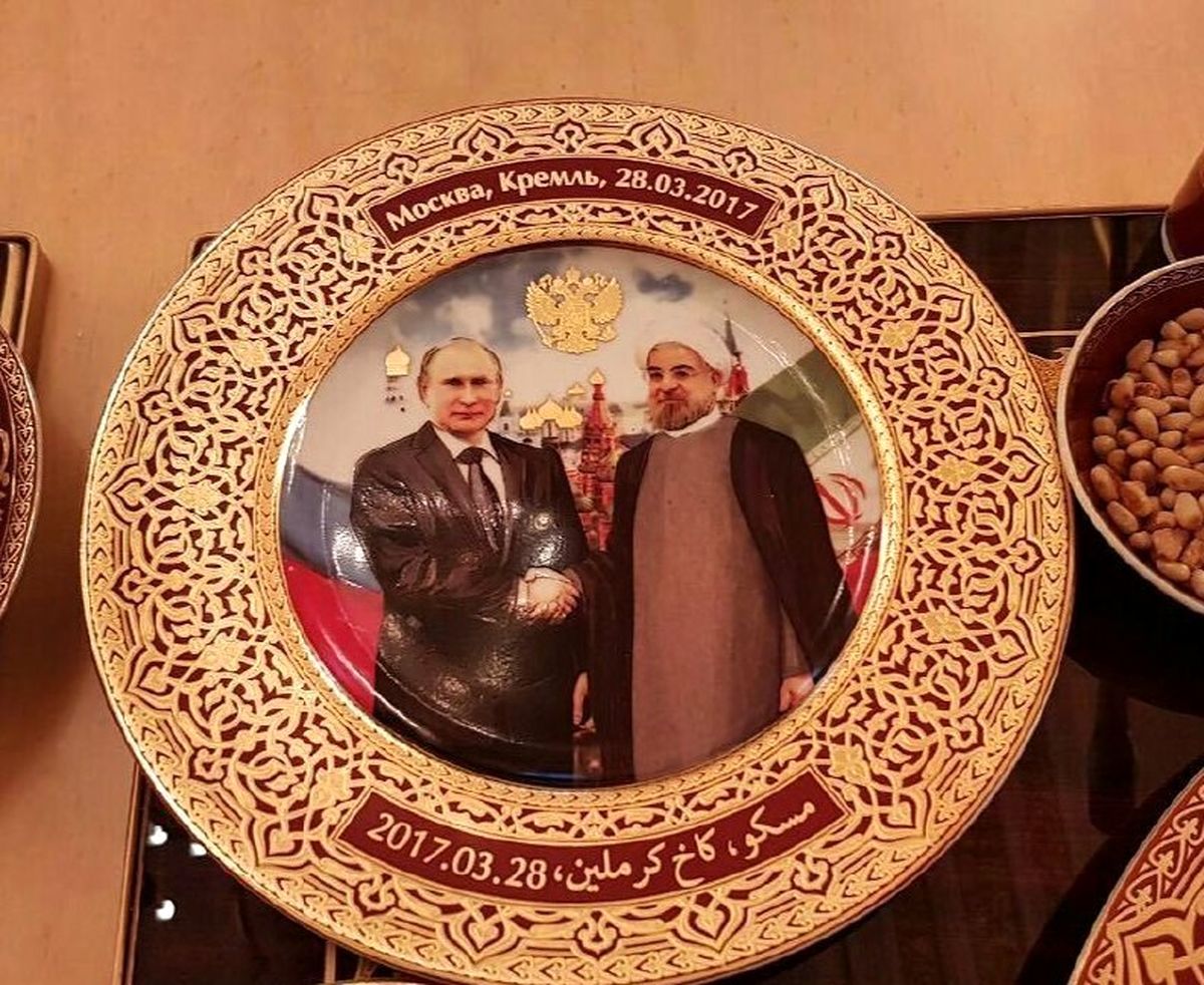 سورپرایز پوتین برای روحانی +عکس