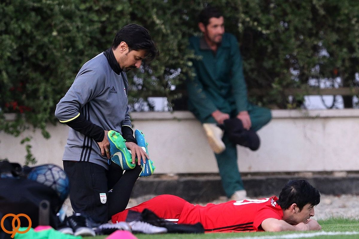 عکس: تماشای تمرین تیم ملی به سبک آزمون