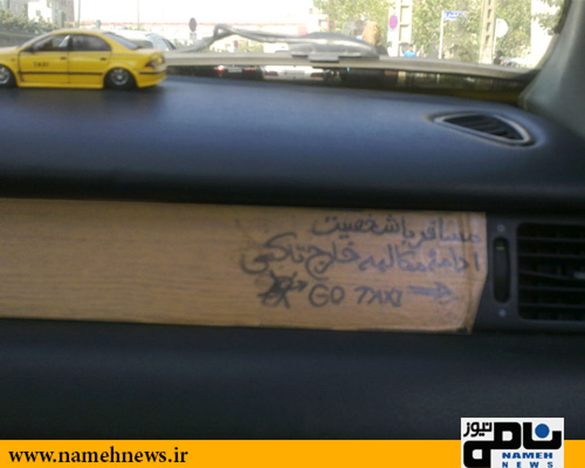 قابل توجه مسافران باشخصیت!/ عکس