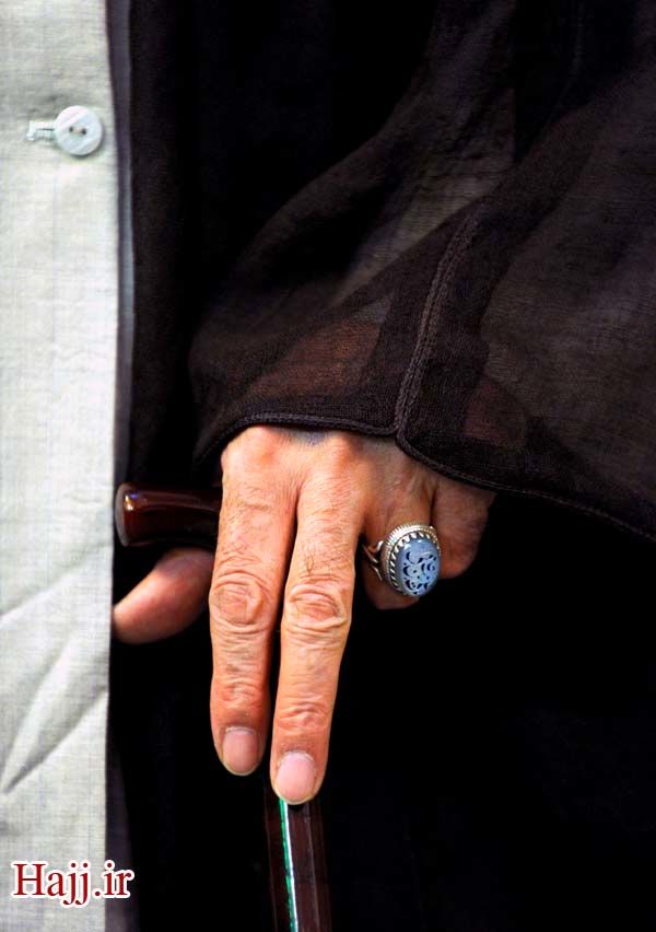 نقش نگین انگشتری رهبر معظم انقلاب/عکس