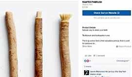 فروش مسواک‌های تمام‌چوبی +عکس