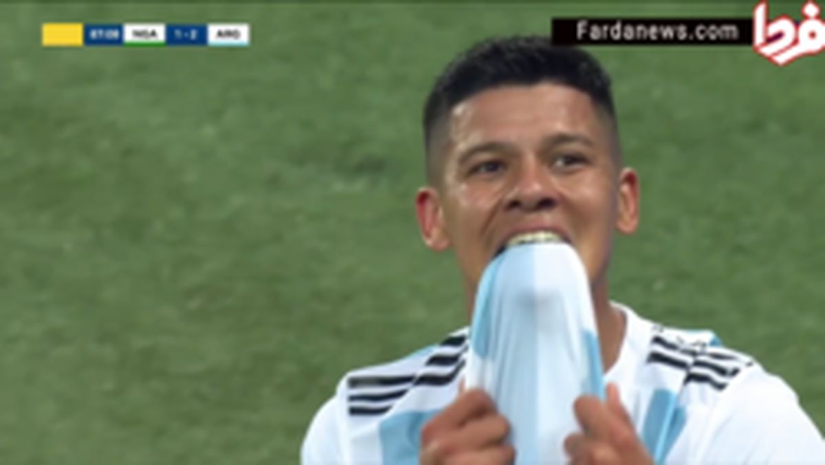 فیلم: گل دوم آرژانتین به نیجریه - مارکوس روخو