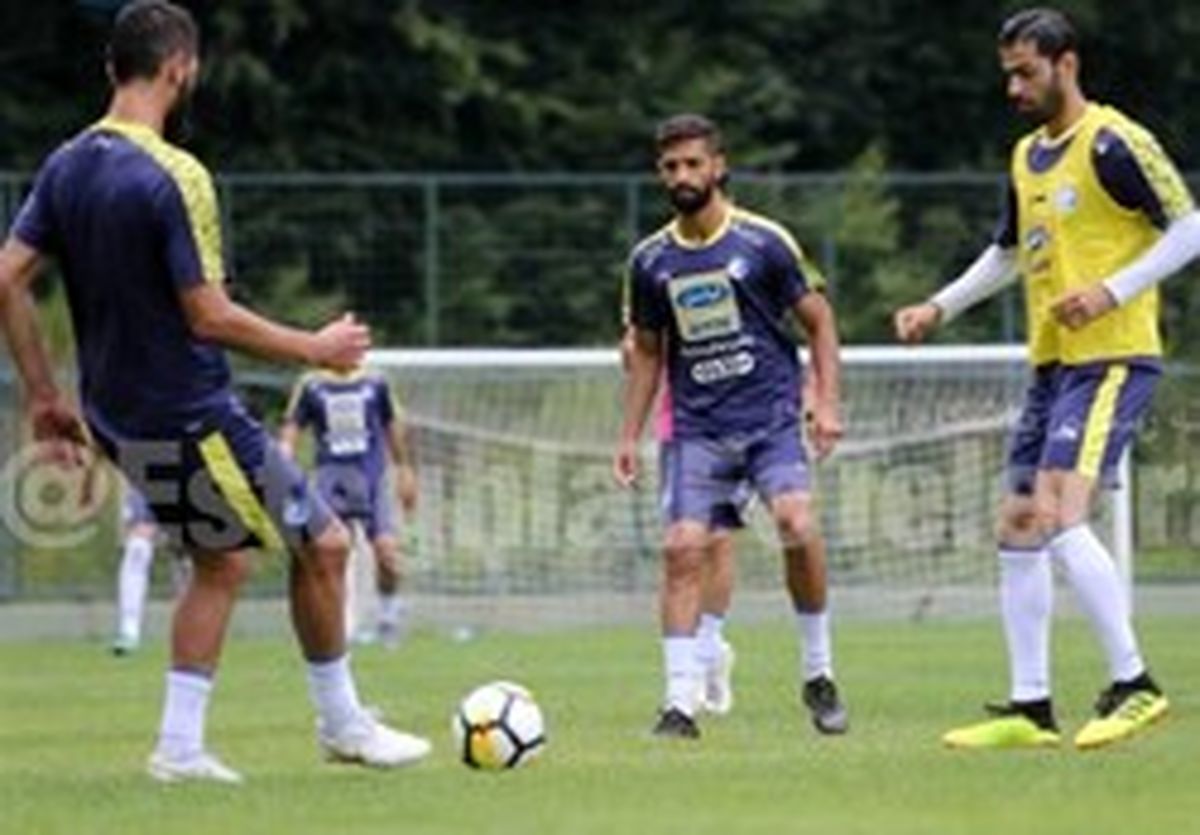 حاشیه دیدار دوستانه استقلال +عکس