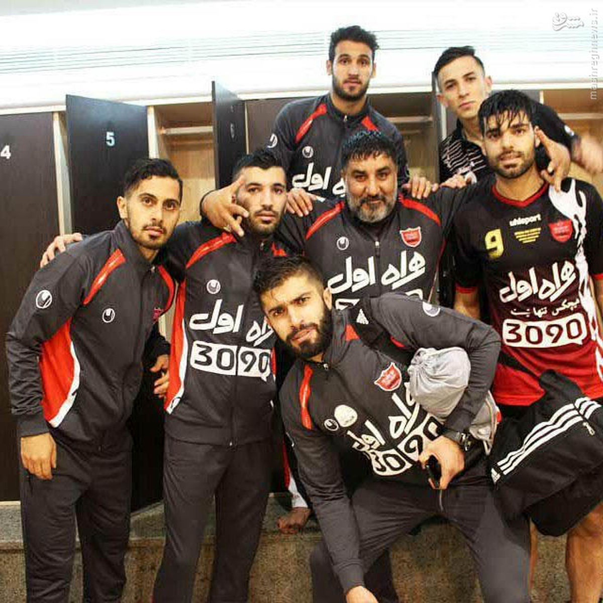 عکس:رختکن پرسپولیس پس از دربی 81