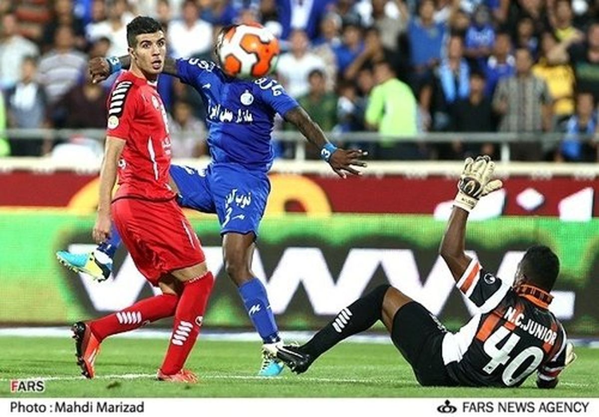 عکس/ حساسترین موقعیت گل دربی ۷۷