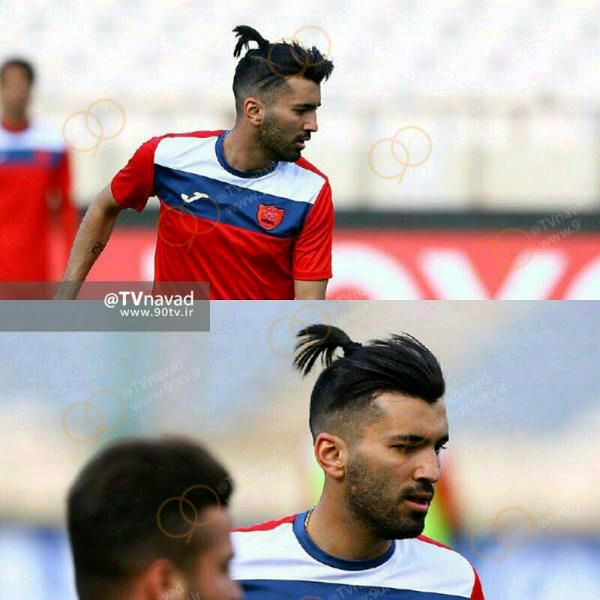 عکس: چهره جدید محسن مسلمان در تمرین پرسپولیس