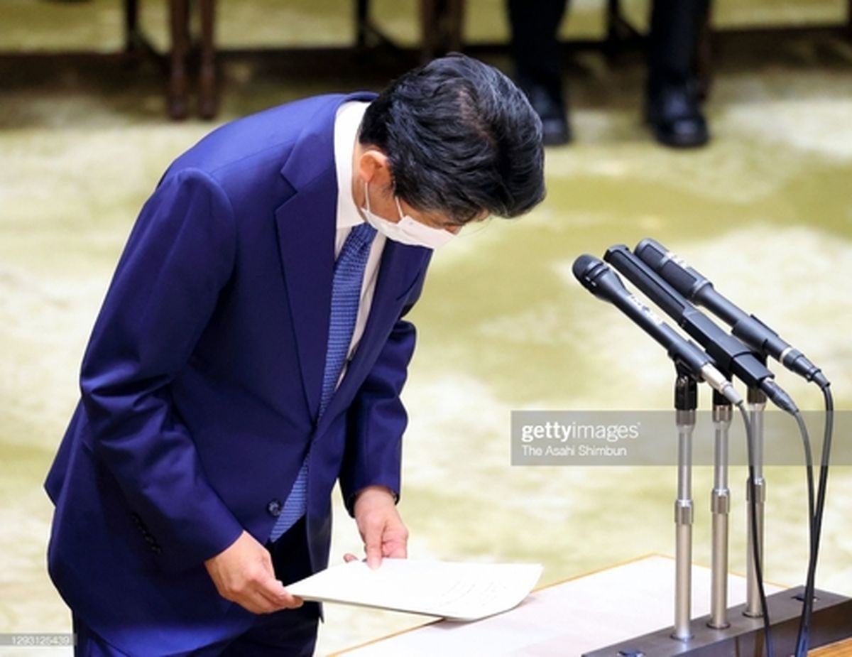 تصاویر: تعظیم «آبه شینزو» در دادگاه سوژه عکاسان شد