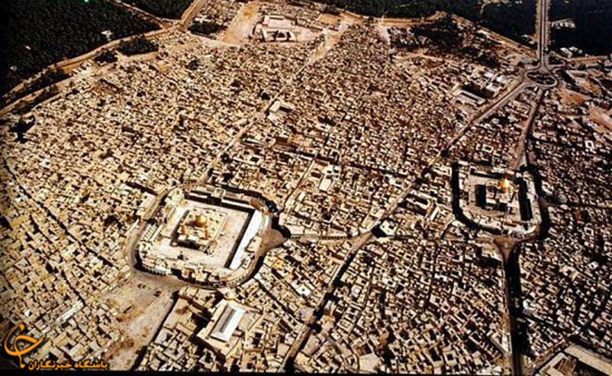 عکس هوایی بين‌الحرمين