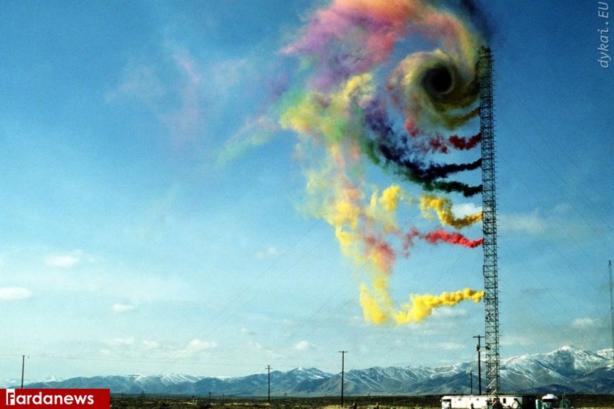 عکس: روش جالب بادشناسی!