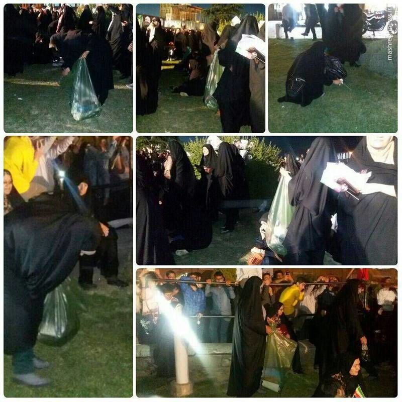 عکس: کار پسندیده طرفداران رئیسی