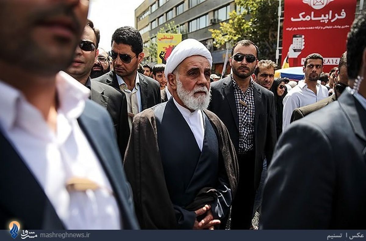 عکس/ ناطق نوری در راهپیمایی روز قدس