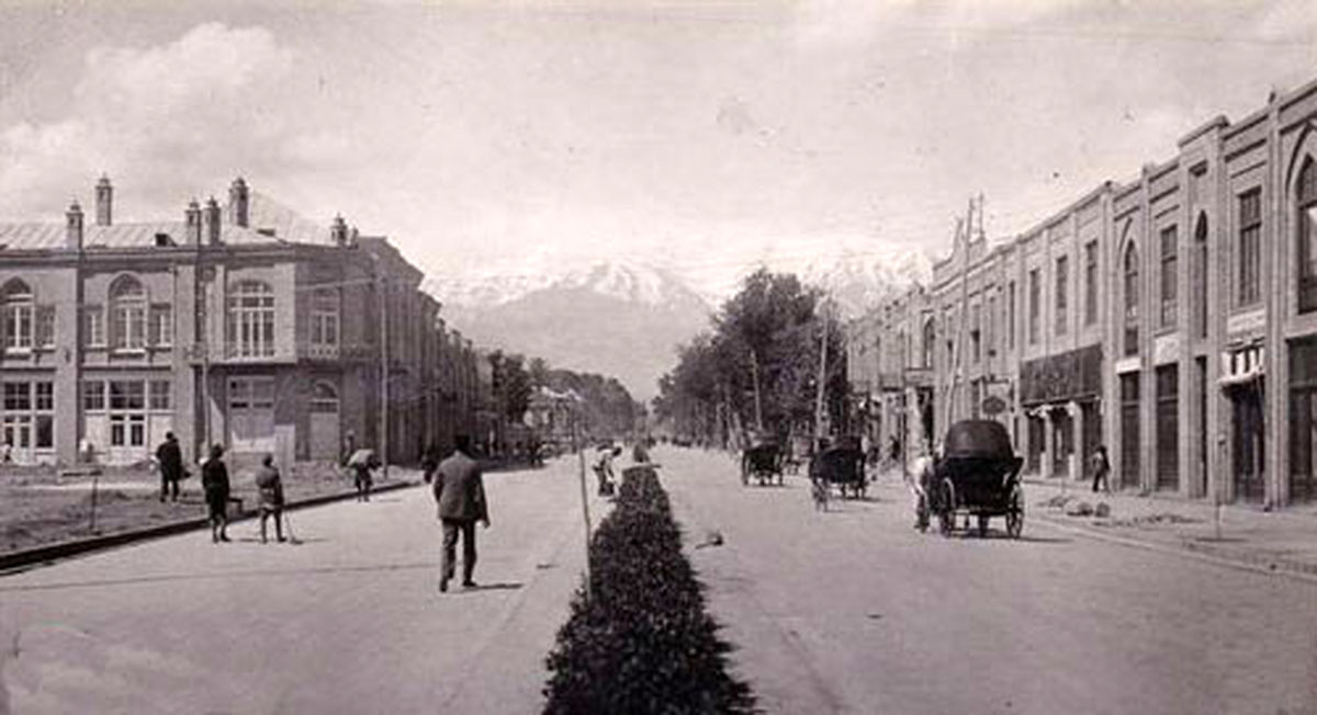 خیابان فردوسی در سال 1310/عکس