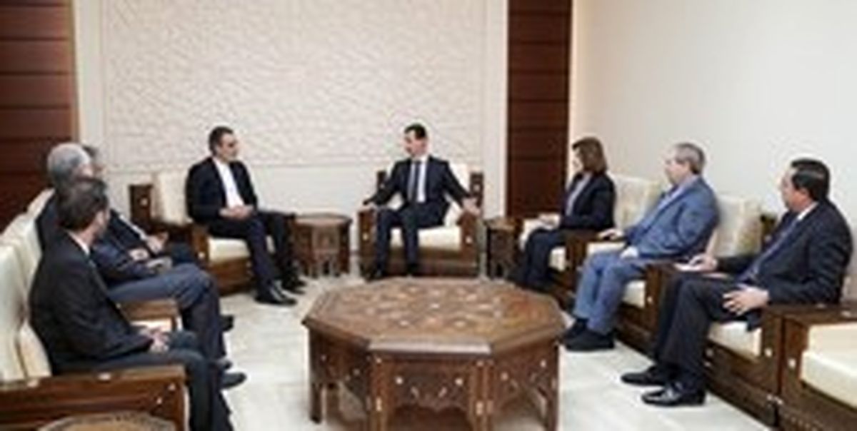 سفر جابریانصاری به دمشق و دیدار با بشار اسد